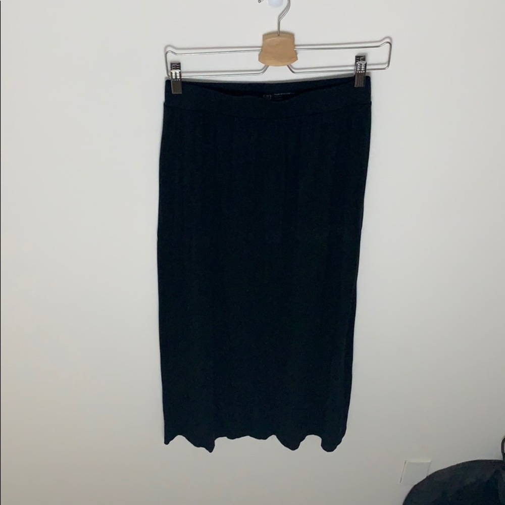Albion Fit, Long Black Maxi Skirt, Medium